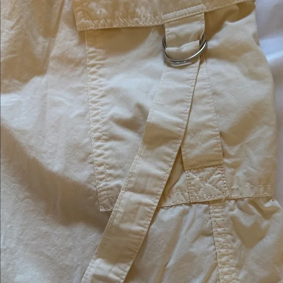 Wild Fable Cream Elastic Waist Cargo Pants NWT - Picture 9 of 14